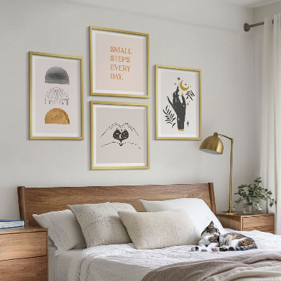Multi-piece wall decor set Minimalist boho illustrations