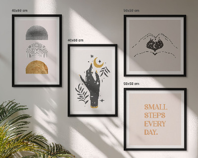 Multi-piece wall decor set Minimalist boho illustrations