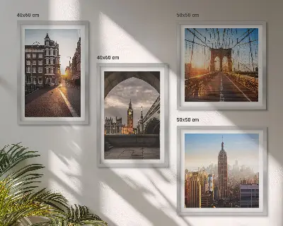 London view wall art set multi-piece canvas painting collection