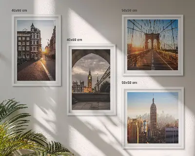 London view wall art set multi-piece canvas painting collection