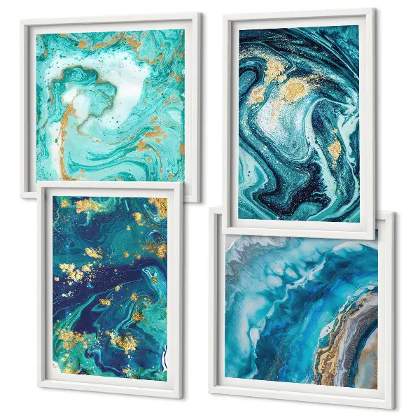 Multi-piece wall decor set abstract decorative paintings