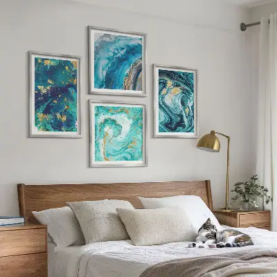 Multi-piece wall decor set abstract decorative paintings