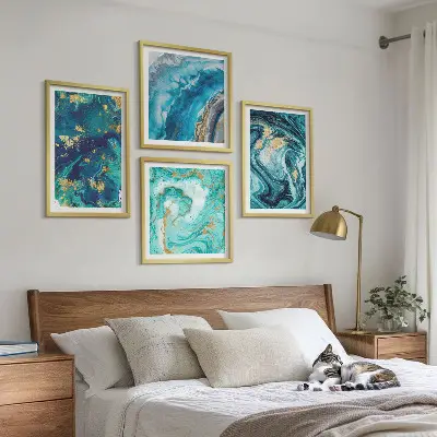 Multi-piece wall decor set abstract decorative paintings