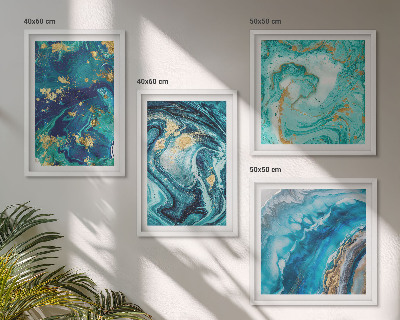Multi-piece wall decor set Decorative paint abstractions