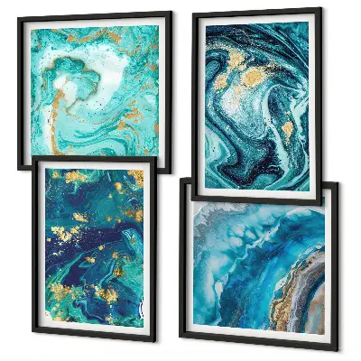 Multi-piece wall decor set abstract decorative paintings