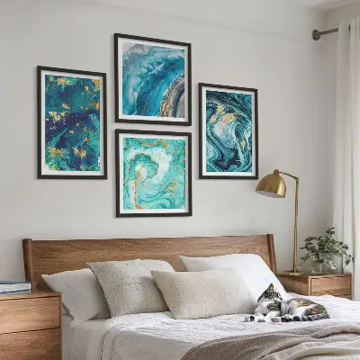Multi-piece wall decor set abstract decorative paintings