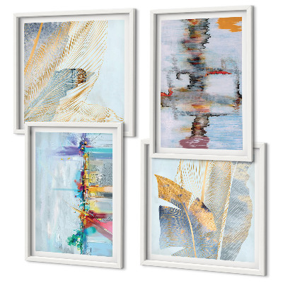 Wall art set Abstract painting compositions