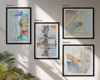 Wall art set Abstract painting compositions