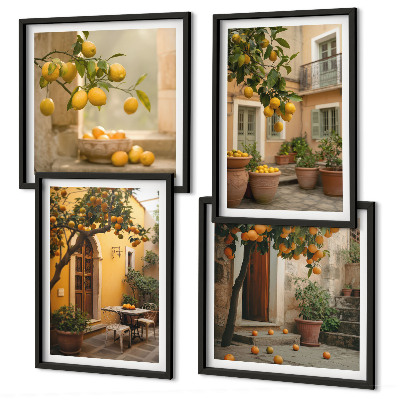 Multi-piece wall decor set Citrus garden in the sun