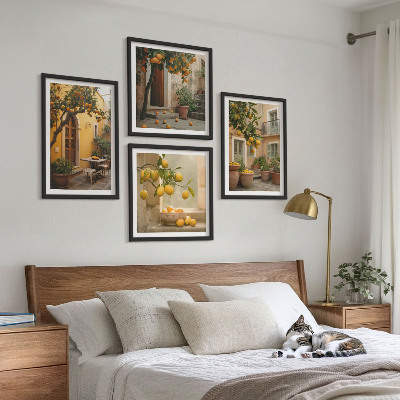 Multi-piece wall decor set Citrus garden in the sun