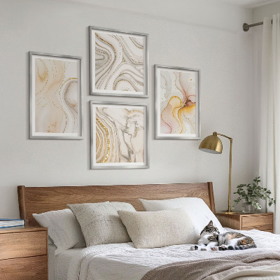 Multi-piece wall decor set Abstract warm patterns