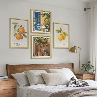 Wall art set Amalfi lemons and oranges