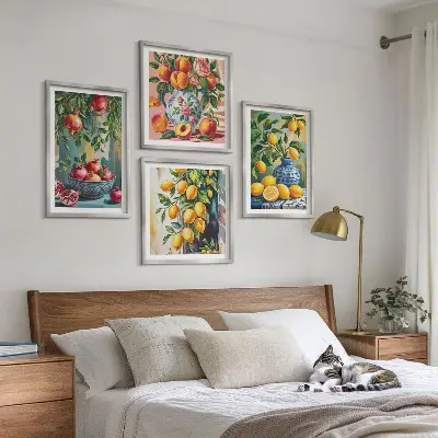 Fruit compositions wall art set of 4 pieces