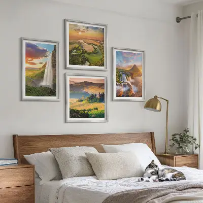 Wall Art Set set of 4 Italian sunset prints