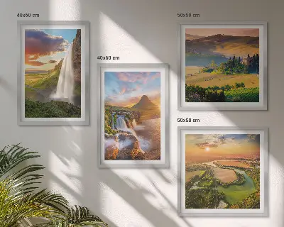 Wall Art Set set of 4 Italian sunset prints