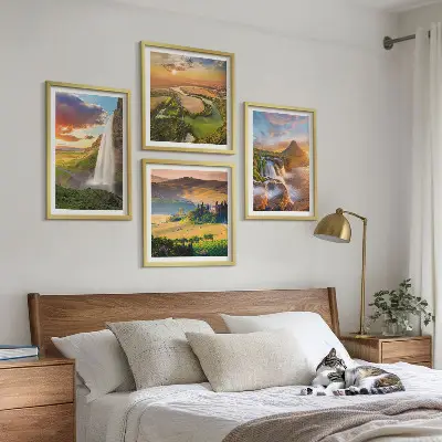Wall Art Set set of 4 Italian sunset prints