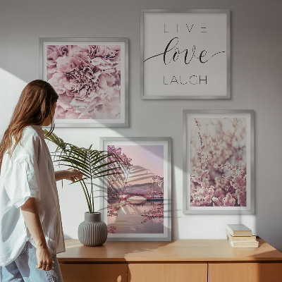 Multi-piece wall decor set Flower Bridge Life Inspiration