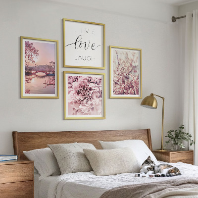 Multi-piece wall decor set Flower Bridge Life Inspiration