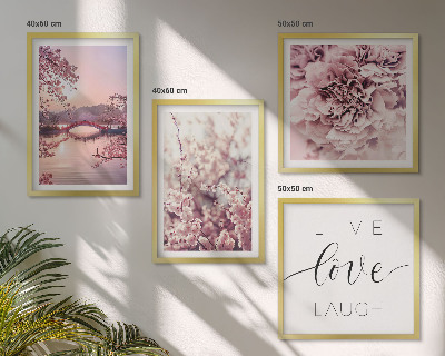 Multi-piece wall decor set Flower Bridge Life Inspiration