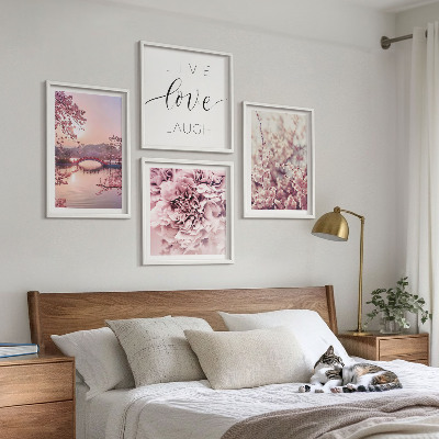 Multi-piece wall decor set Flower Bridge Life Inspiration
