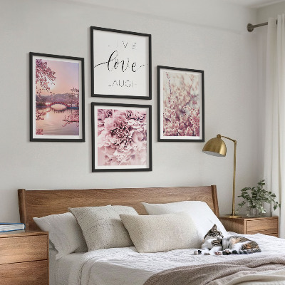 Multi-piece wall decor set Flower Bridge Life Inspiration