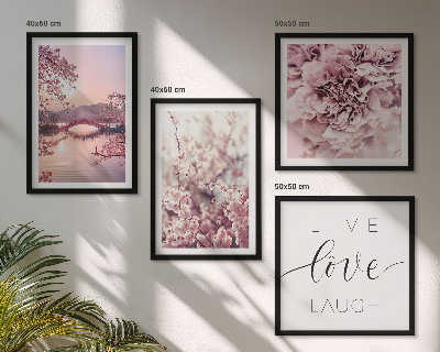 Multi-piece wall decor set Flower Bridge Life Inspiration