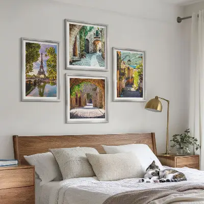 Eiffel's Streets Architecture wall art set