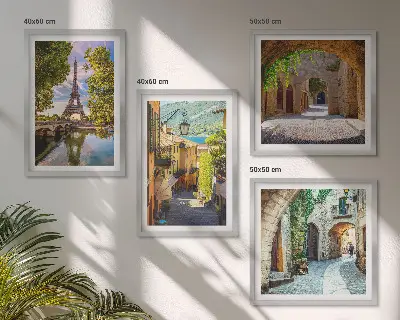 Wall art set Eiffel's Streets Architecture