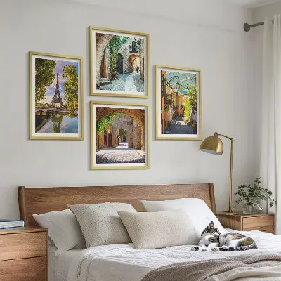 Eiffel's Streets Architecture wall art set