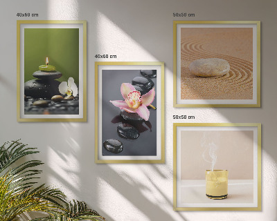 Multi-piece wall decor set Relaxing zen stones for peace