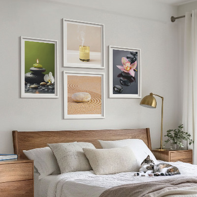 Multi-piece wall decor set Relaxing zen stones for peace