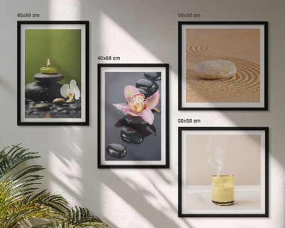 Multi-piece wall decor set Relaxing zen stones for peace