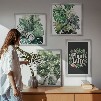 Multi-piece wall decor set Tropical plants Plant Lady