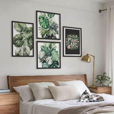 Multi-piece wall decor set Tropical plants Plant Lady