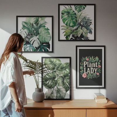 Multi-piece wall decor set Tropical plants Plant Lady
