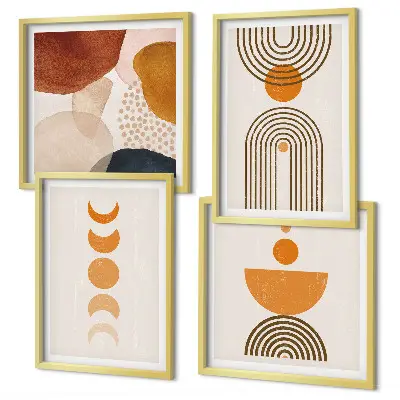 Wall art set Boho minimalist decorations