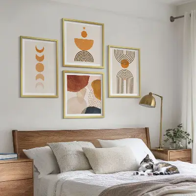 Wall art set Boho minimalist decorations