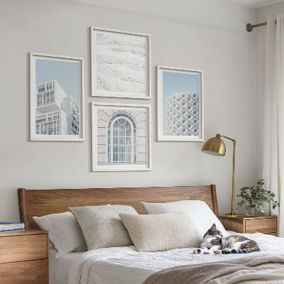 Wall art set Modern architecture geometry