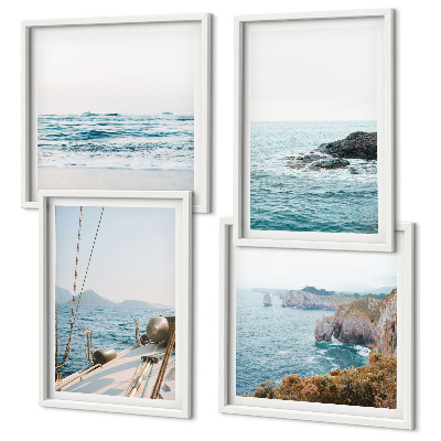 Wall art set Seaside landscape views
