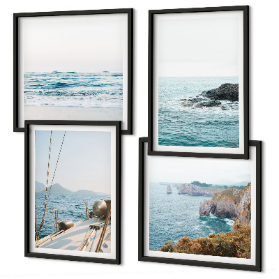 Wall art set Seaside landscape views