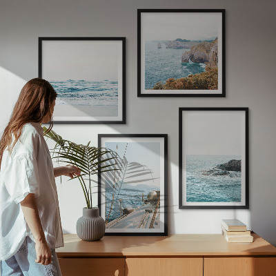 Wall art set Seaside landscape views