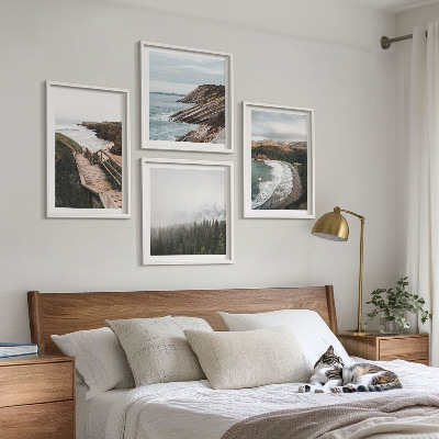 Multi-piece wall decor set Cliff views, beach landscapes