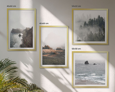Wall art set Landscapes of mountains and sea