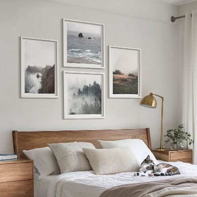 Wall art set Landscapes of mountains and sea