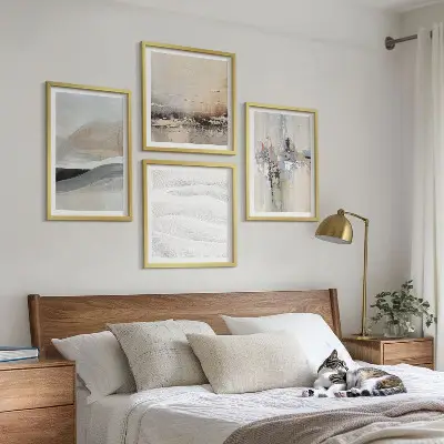 Abstract Earth Patterns Wall Art set of 4 pieces