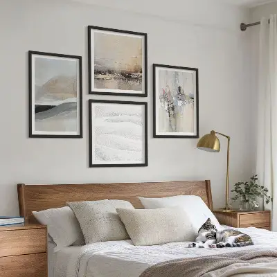 Abstract Earth Patterns Wall Art set of 4 pieces