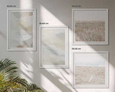 Wall art set Abstract background with delicate strokes