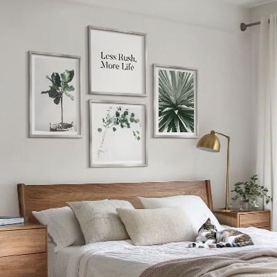 Multi-piece wall decor set Green plants minimalism