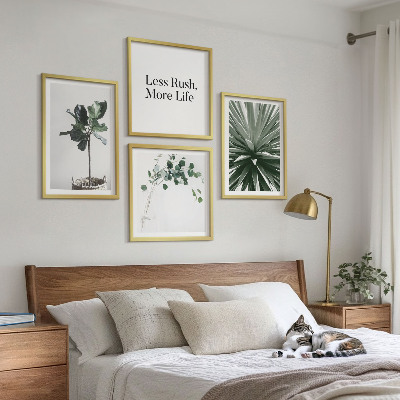 Multi-piece wall decor set Green plants minimalism