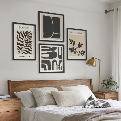 Multi-piece wall decor set Minimalist plant posters